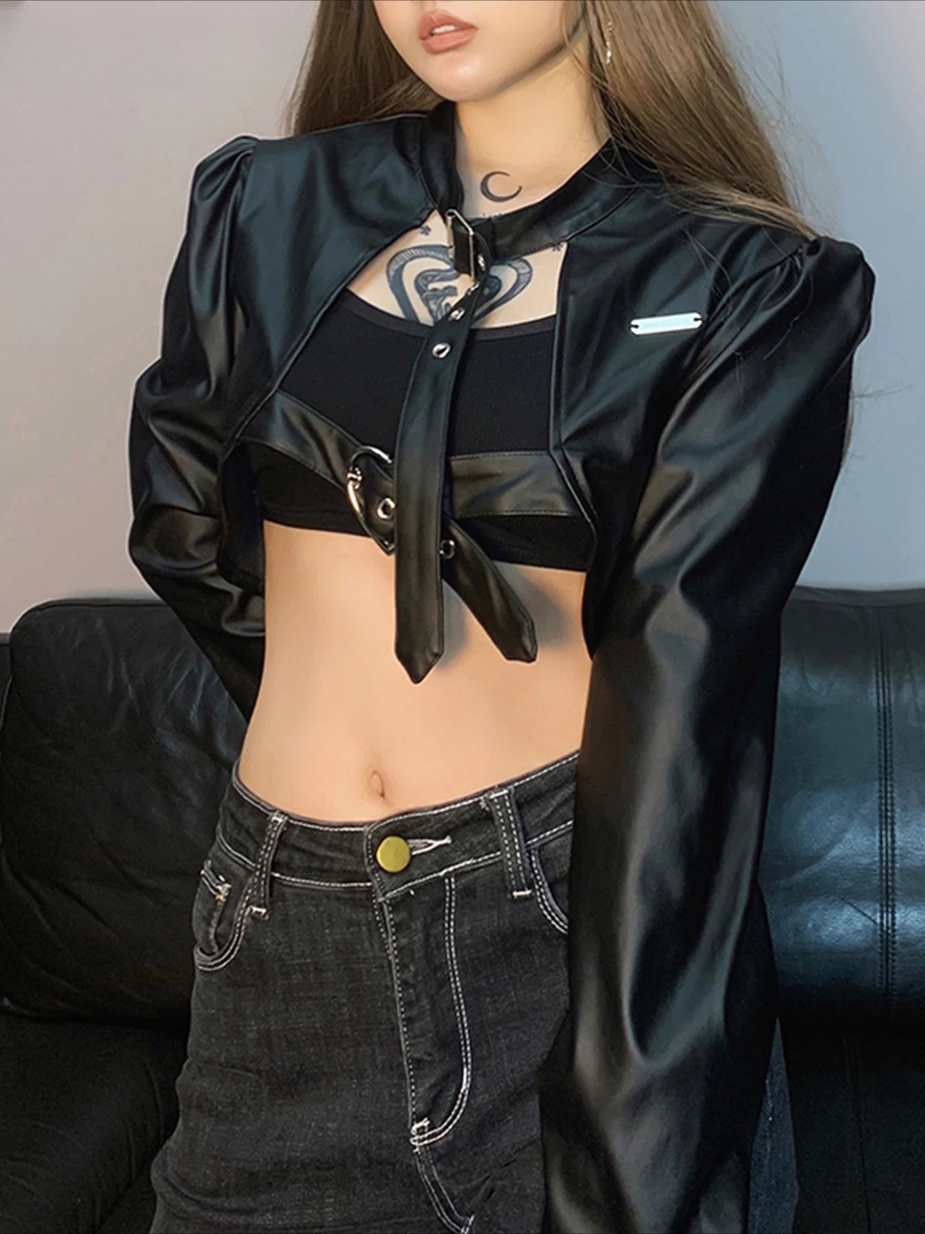 Locomotive ONeck Cropped Jacket