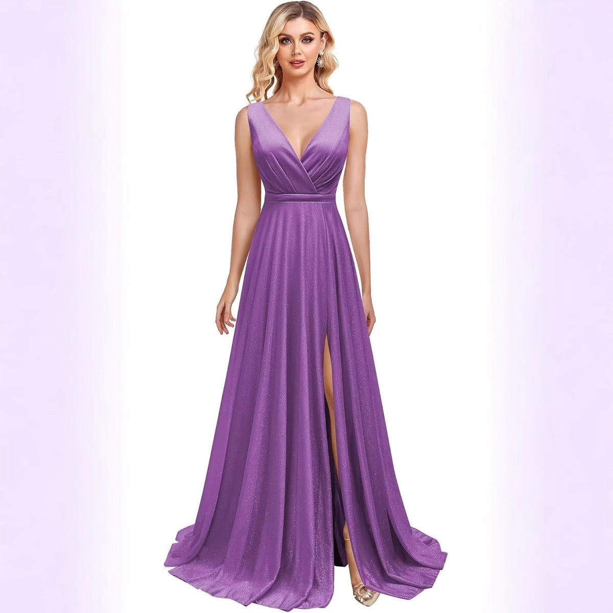 Long Dress | Elegant Slit Fashionable Banquet Dress
