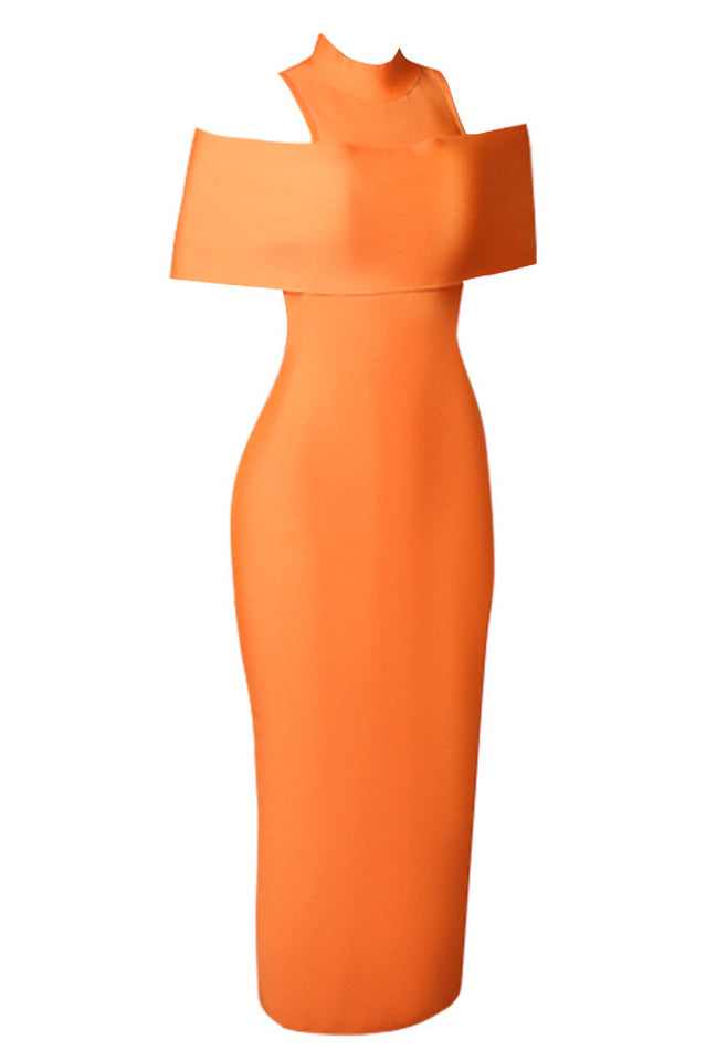 Clara Off Stylish Shoulder Bandage Dress
