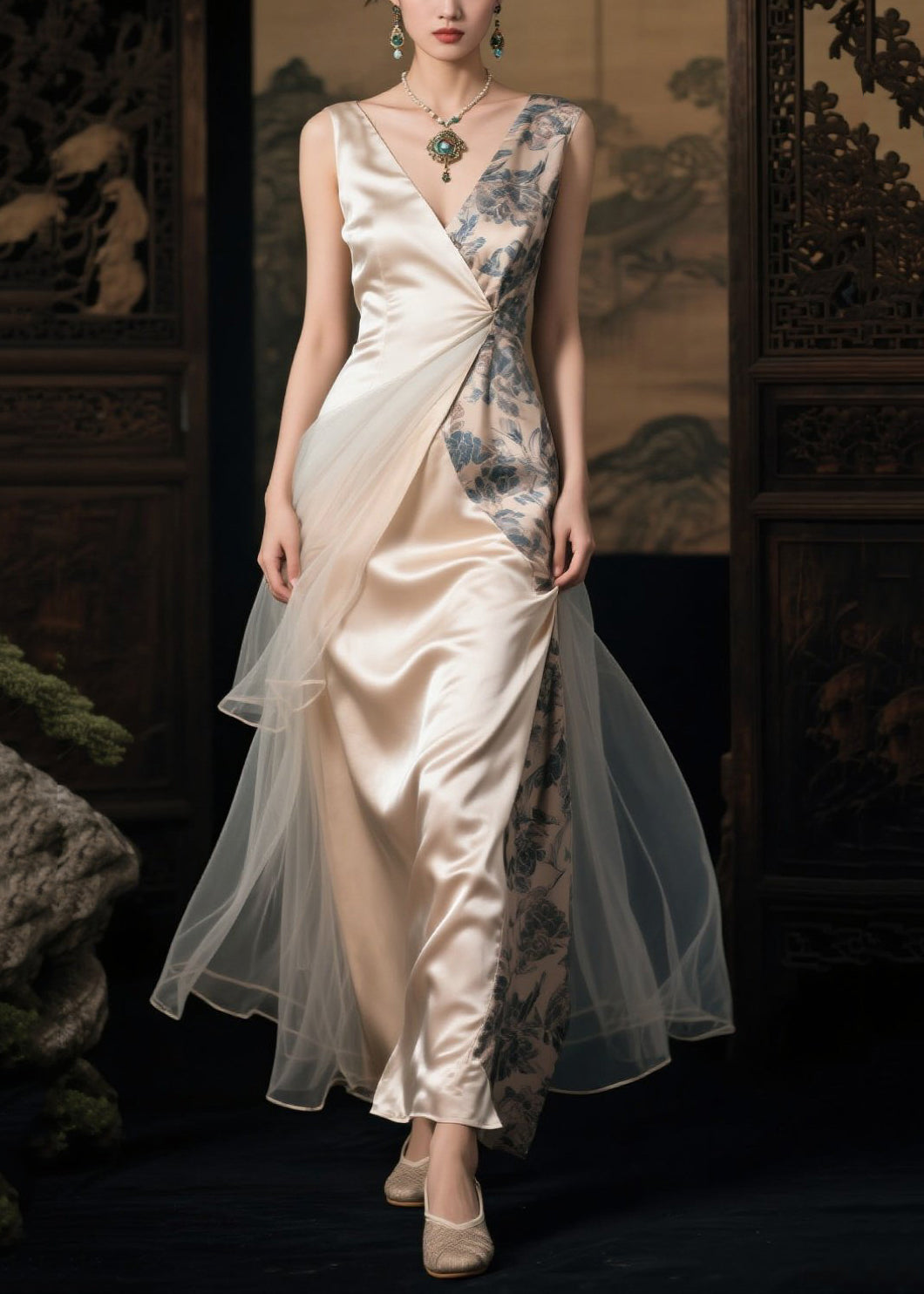 Well Tailored Dress with a Graceful Silhouette