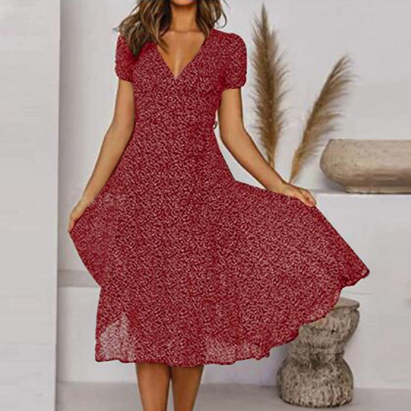 Amanda Exclusive a Line Sundress Boutique Dress Collection