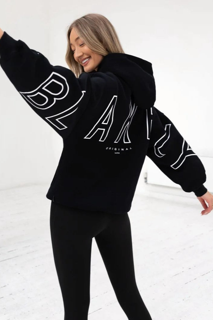 Printed Thick Loose Hoodie