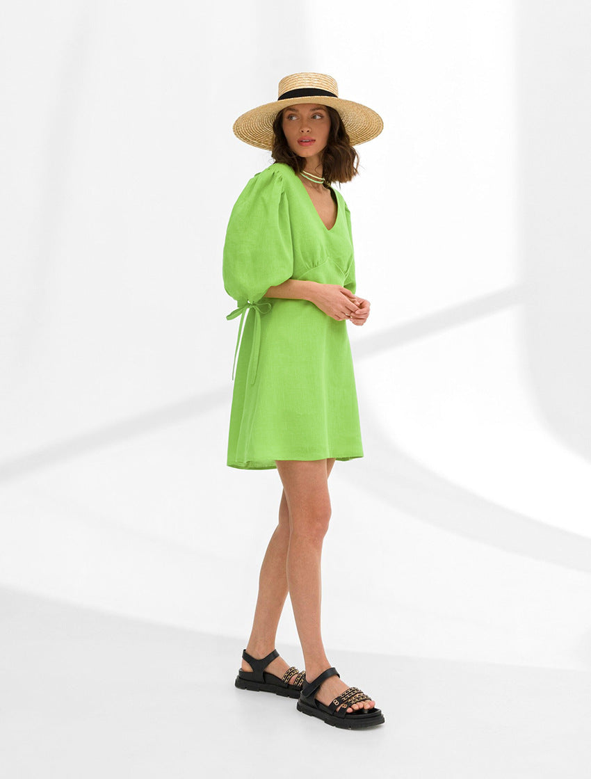 Neptune Mini Dress Green