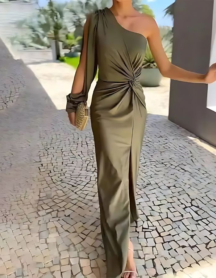 Leila Chic Comfort Elegance Dress Elevated Occasion Wear
