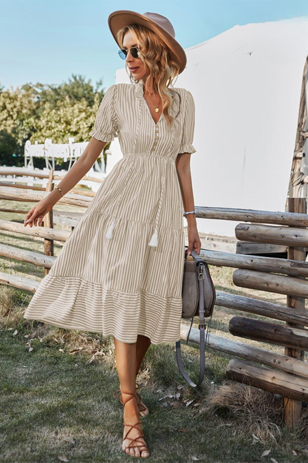 Nadia Stylish Dress For Vintage Inspired Dress with Premium Casual Styling
