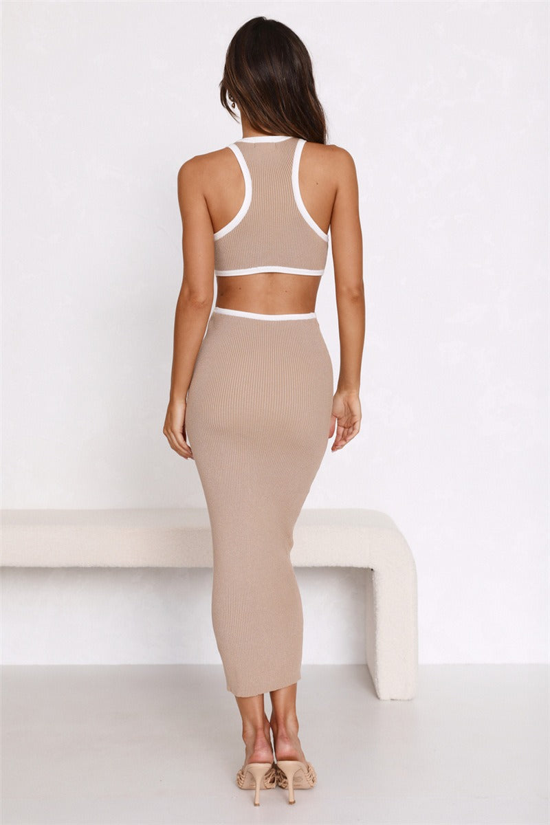Backless Bodycon Sweater Dress 16