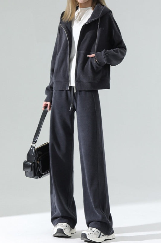 Fleece Lined Relaxed Knit Pants