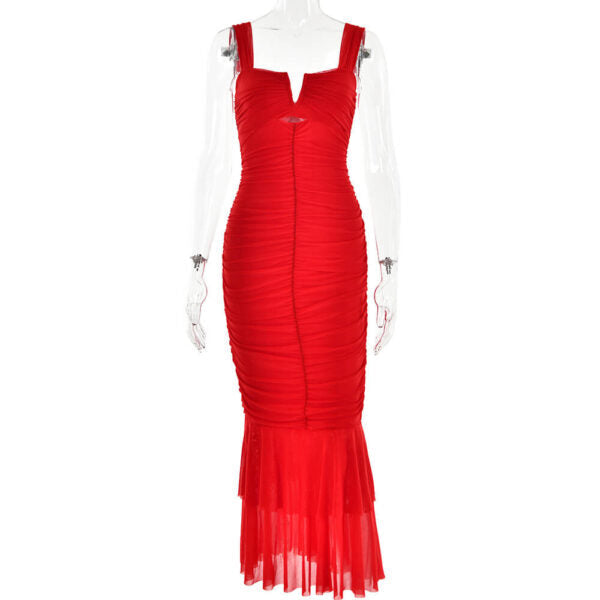 Kayla Maxi Dress Red