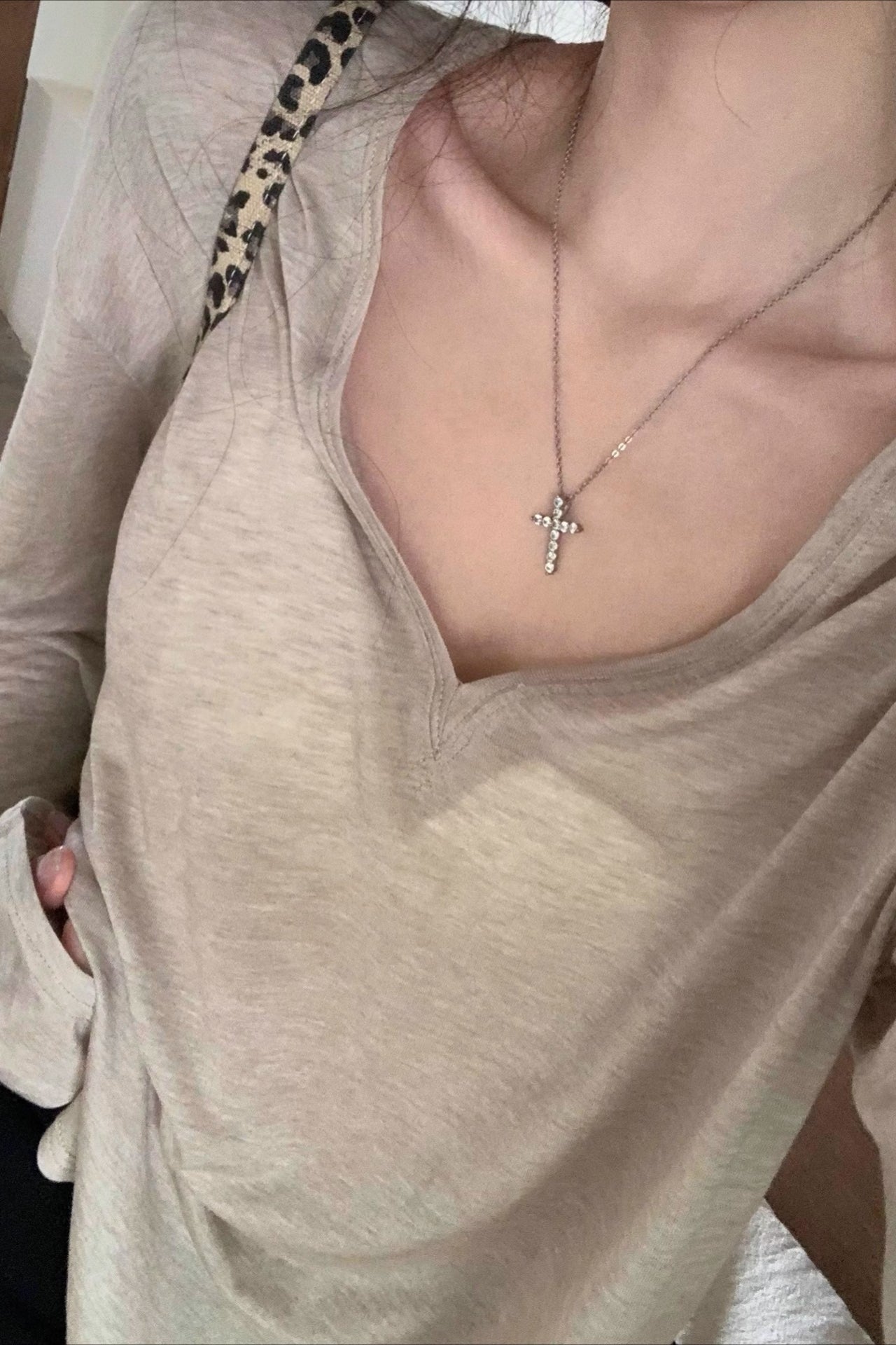 Slouchy Relaxed Long Sleeve Cover Up