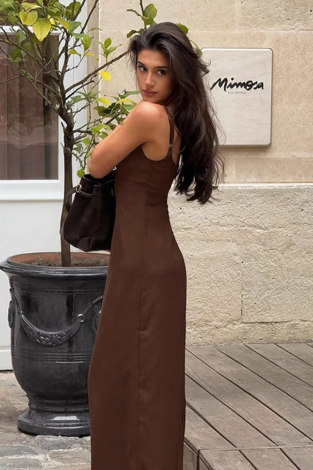 Sexy Cami Bodycon Maxi Dress