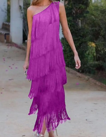 Frida Elevated One Shoulder Dress Occasion Wear