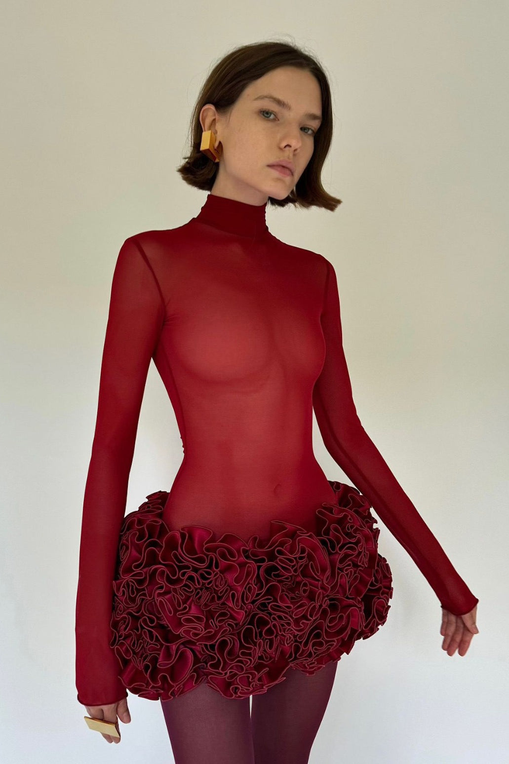 Corset Lace-Up Adjustable Floral Party Dress