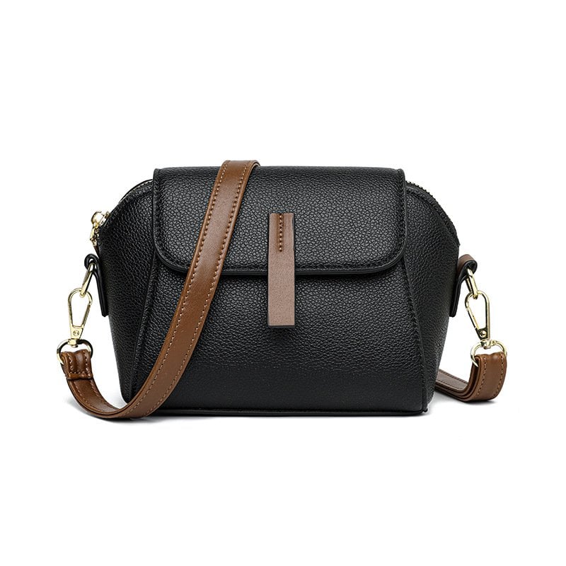 WLight luxury soft leather trendy and versatile crossbody bag