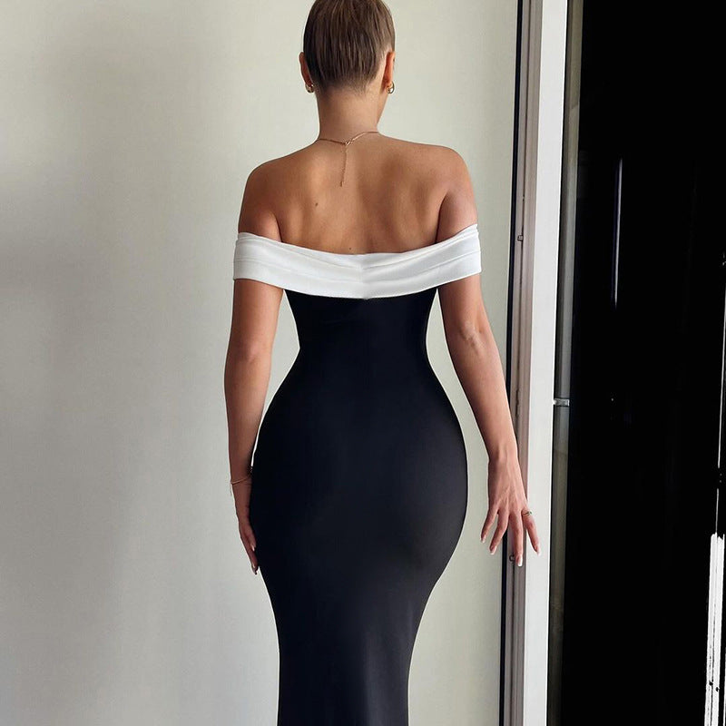 Dublin Off shoulder Dress Black