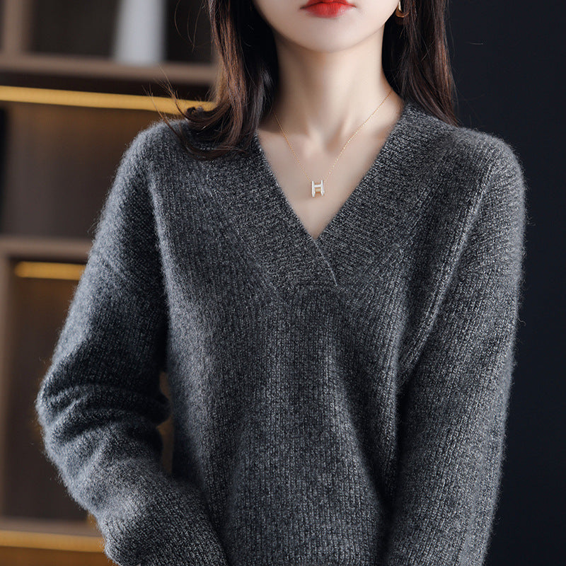 V-neck Cashmere Sweater