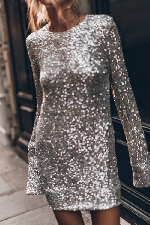 Shine For Us Sequin Long Sleeve Top - 2 Colors