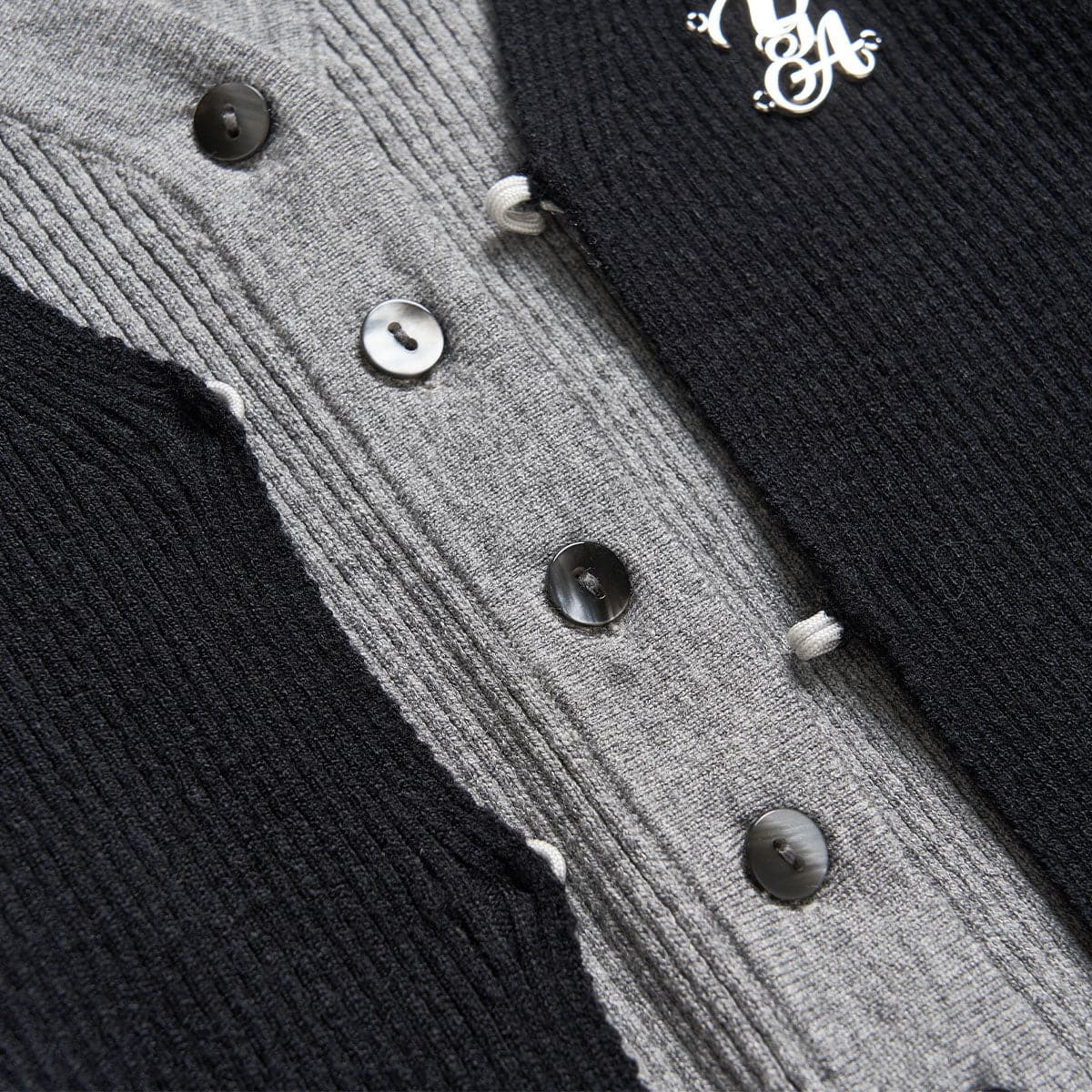 Elegant Black Knit Long Cardigan With Hollow Out Design