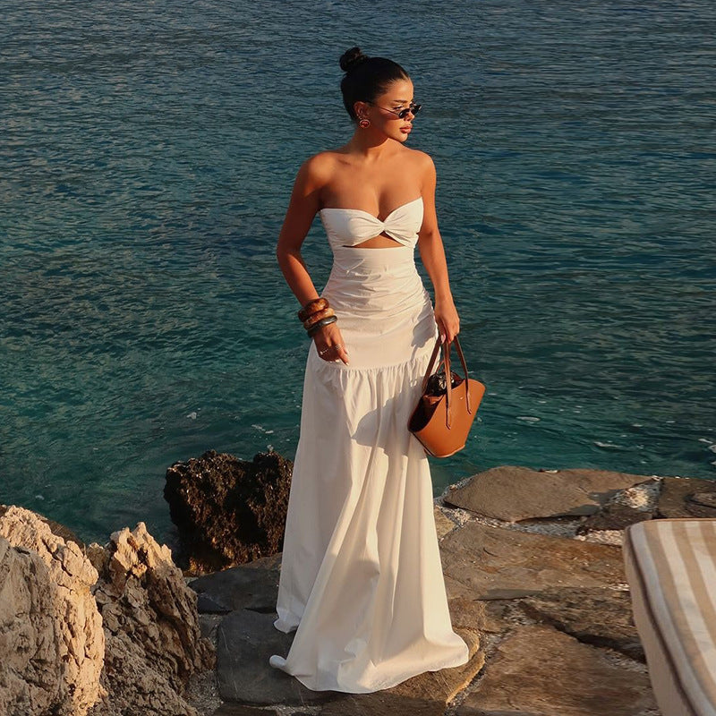 Cruz Maxi Dress White
