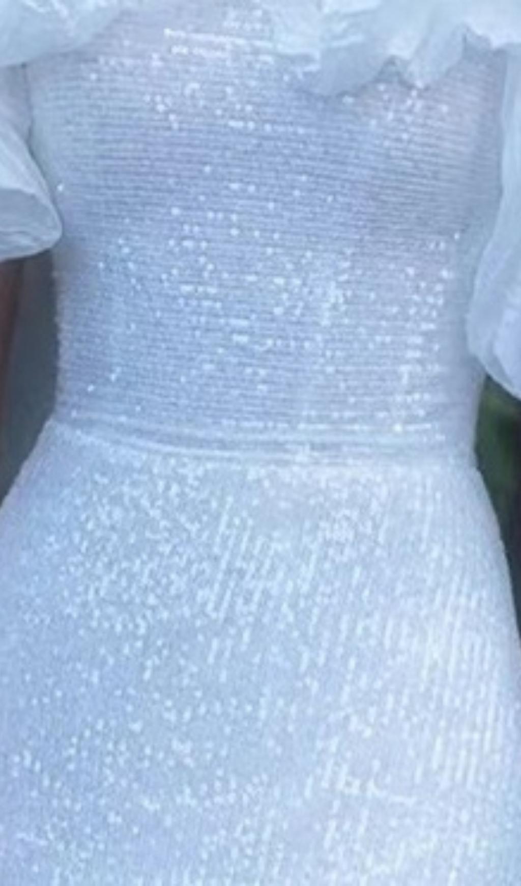 Strapless Bubble Backless Maxi Dress