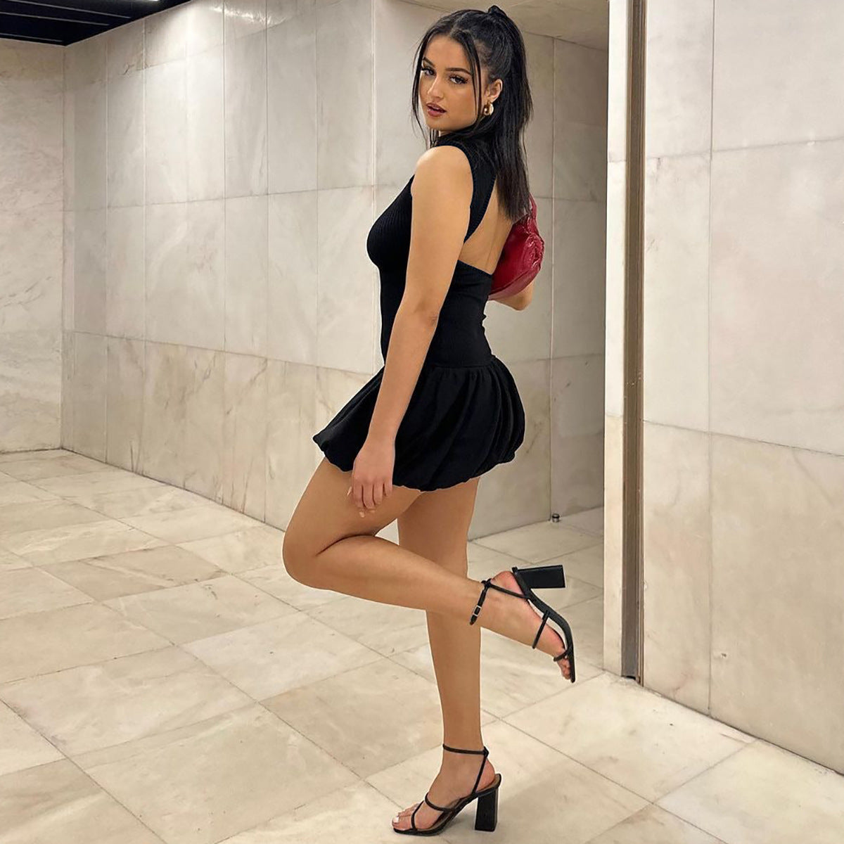 Bliss Mini Dress Black
