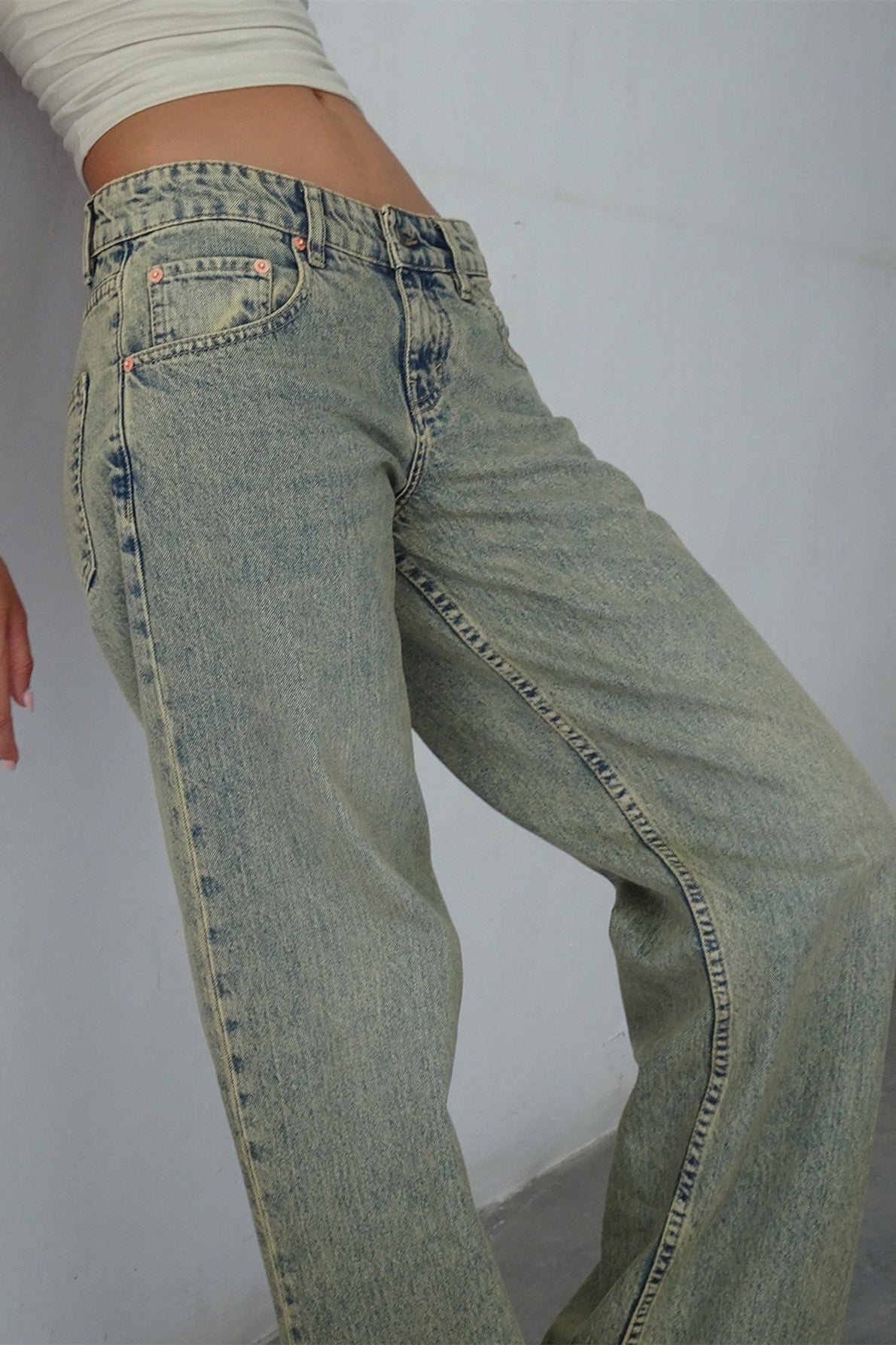 Classic Relaxed Fit Straight Leg Jeans