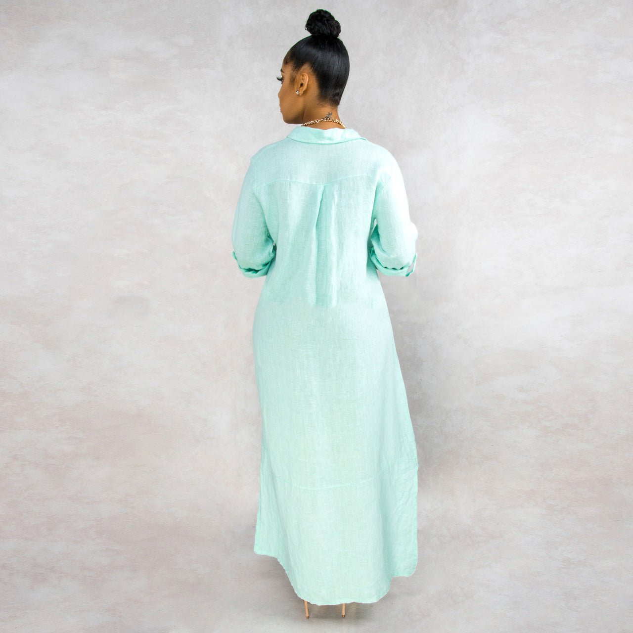 María Aesthetic Elena Overshirt Dress Set Evening Wear Edit