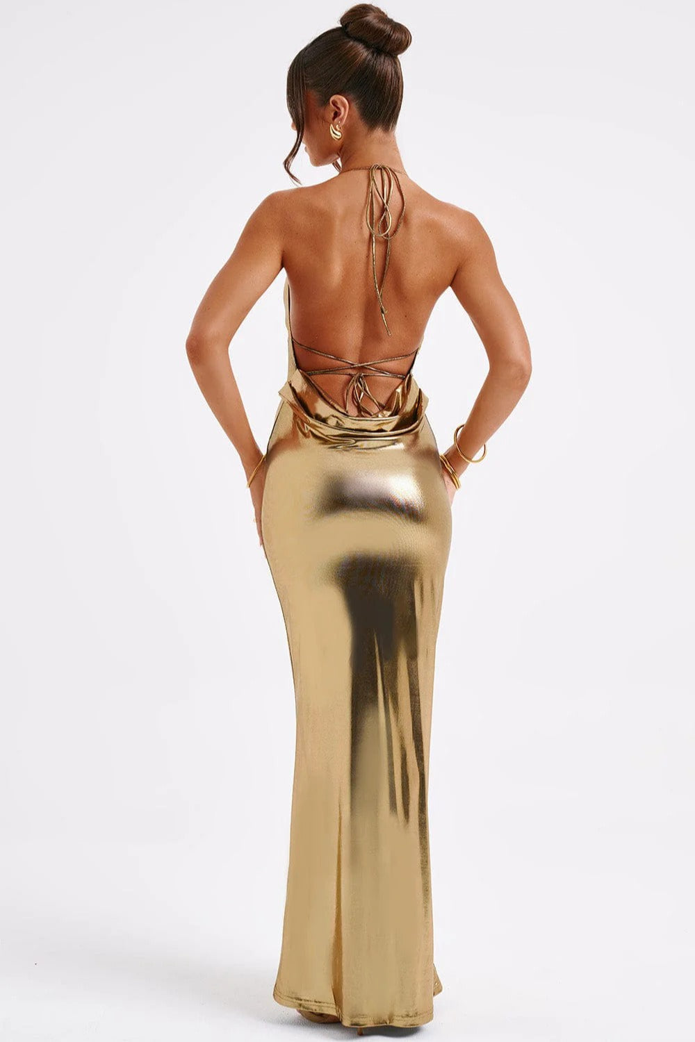 Sequin Bodycon Gown Maxi Dress 13