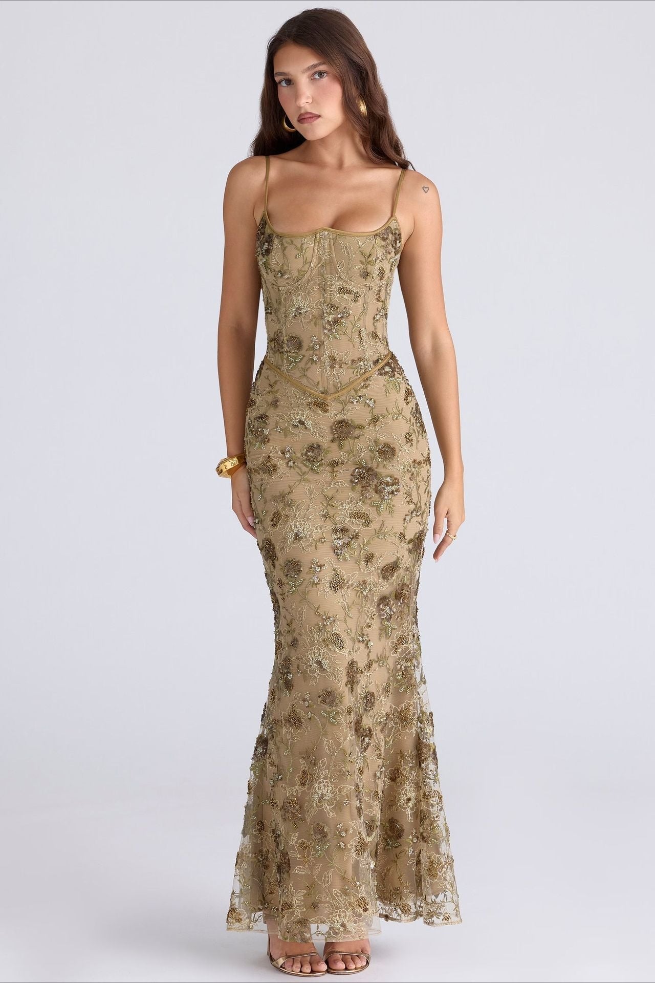 Low Cut Sleeveless Tie Back Slip Dress