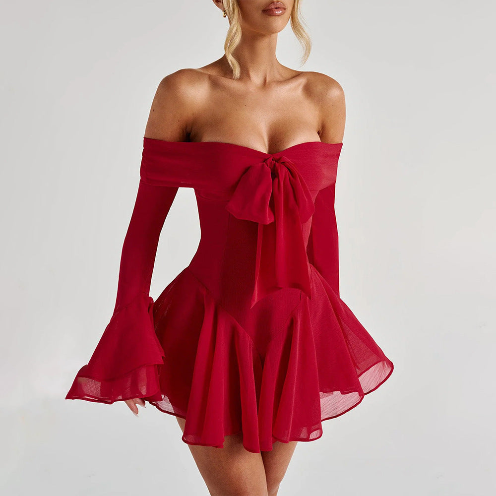 Savoca Mini Dress Red