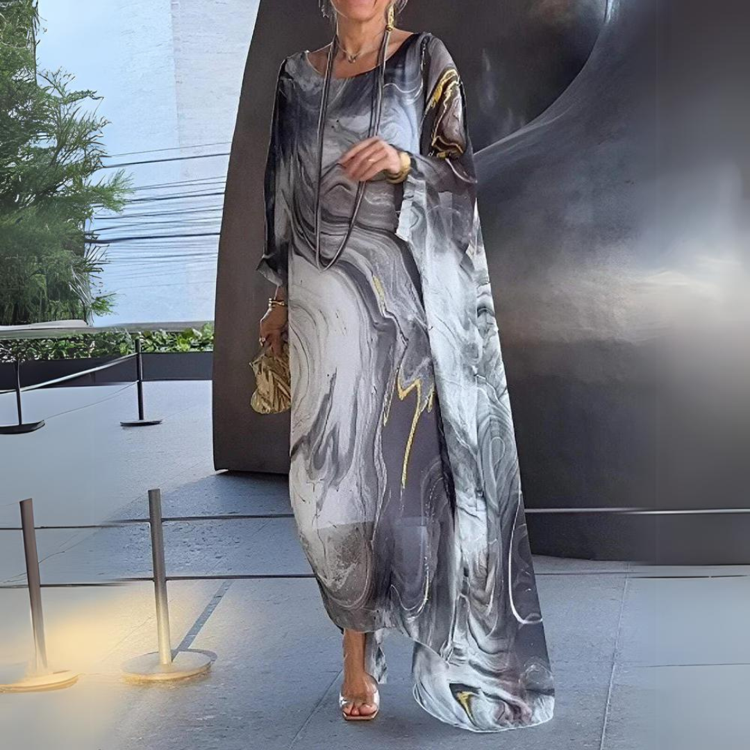 Marcia Exclusive Silk Chiffon Dress Evening Wear Edit