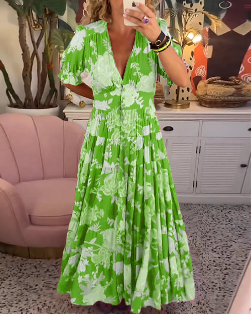 Sofia Exclusive Dress with Floral Enchantment Boutique Collection
