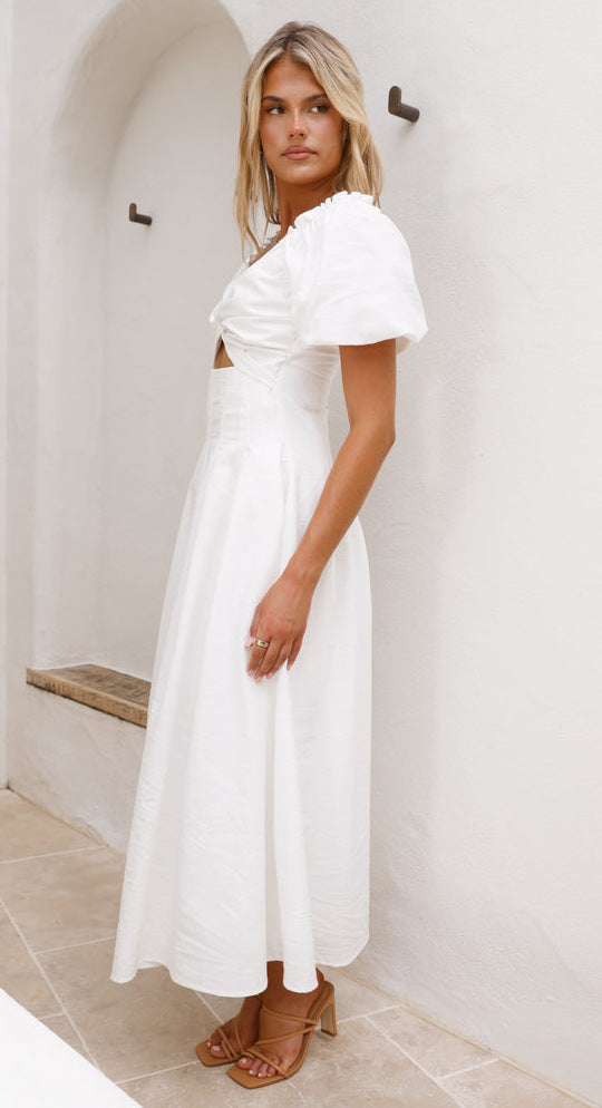 Algar Dress White