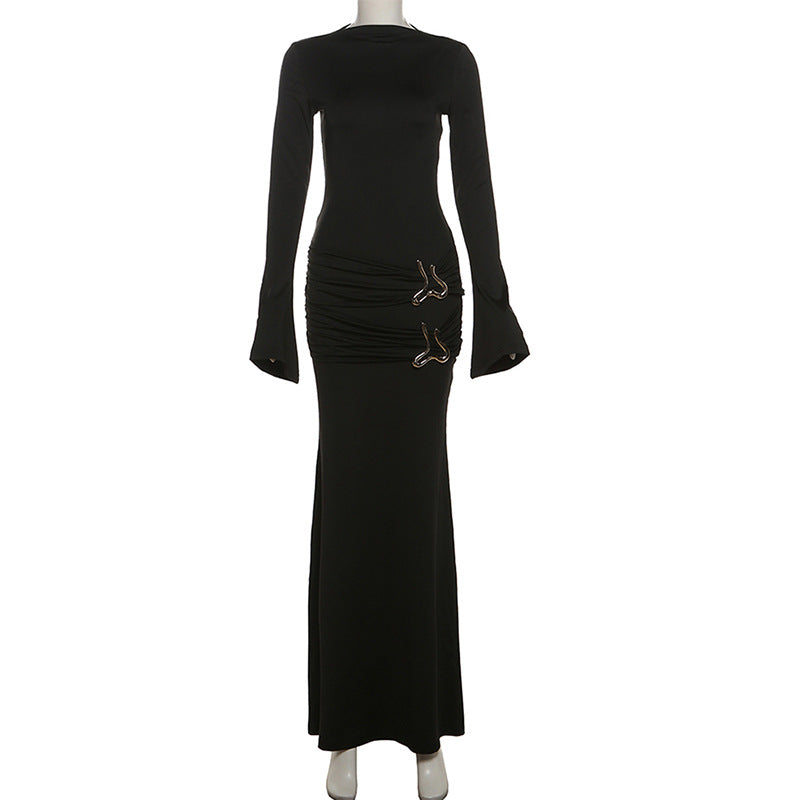 Crimson Embrace dress Black