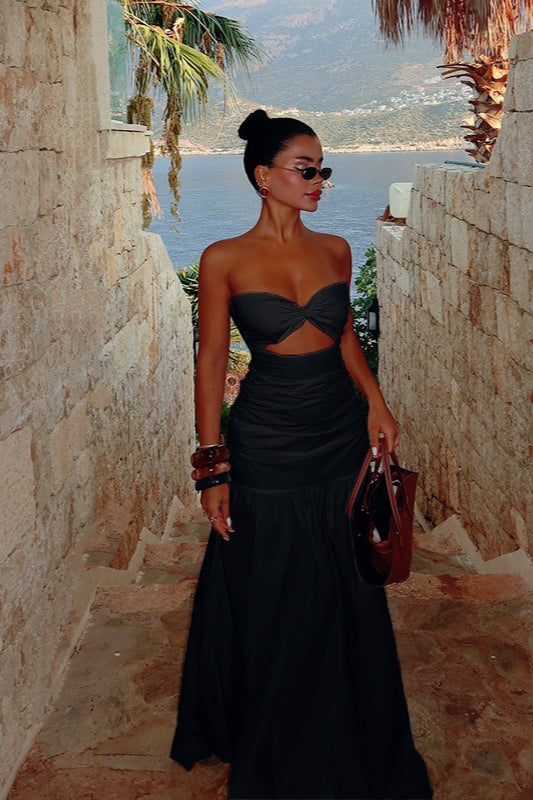 CutOut Strapless Birthday Dress