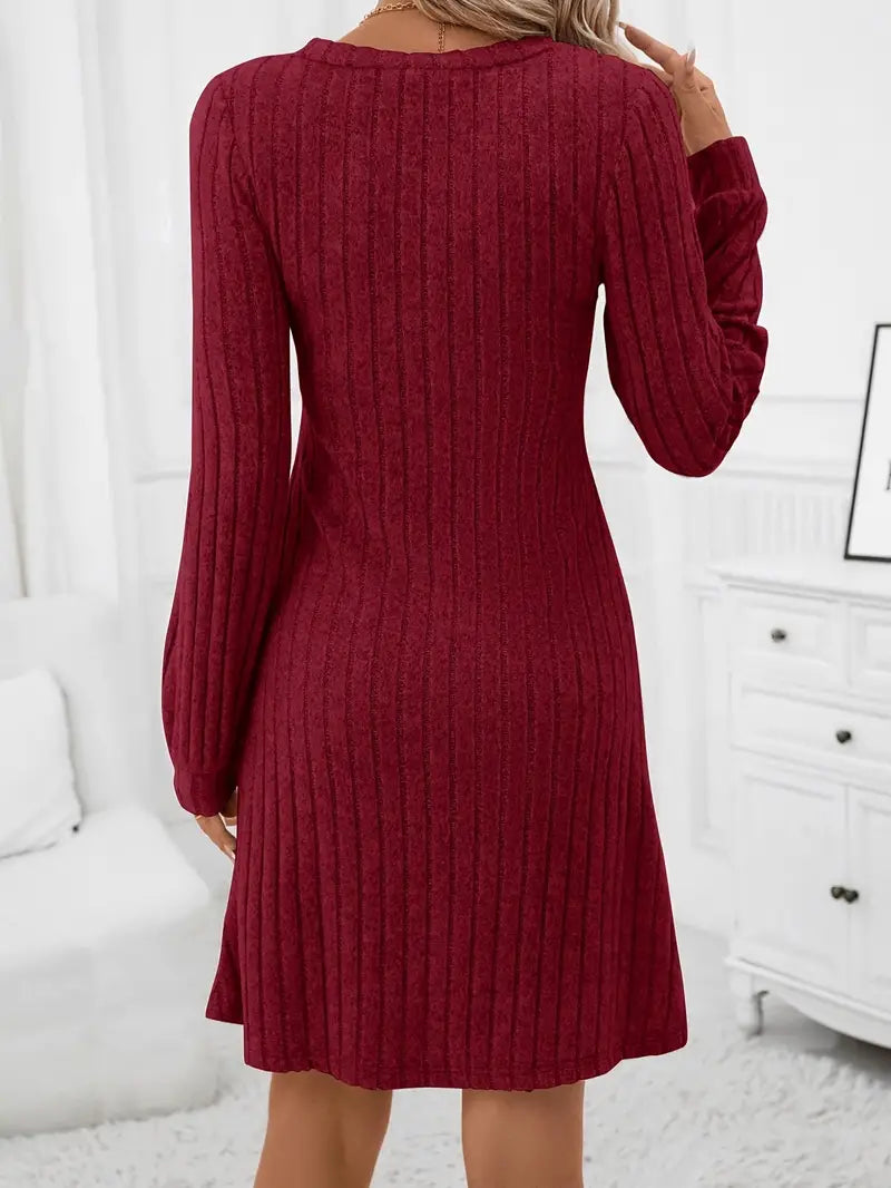 Carla Elevated Knitted Dress Chic Silhouette Collection