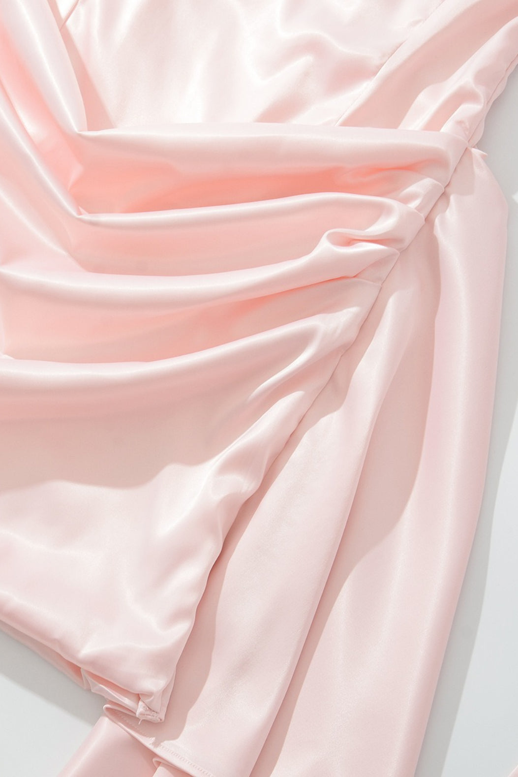 Strapless Scarf Neck Detail Bodycon Mini Dress 17