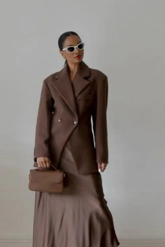TwoButton Tailored Notch Lapel Blazer