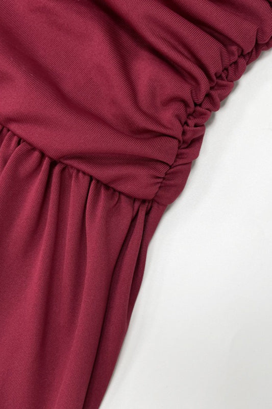 Strapless Off Shoulder Maxi Dress 12