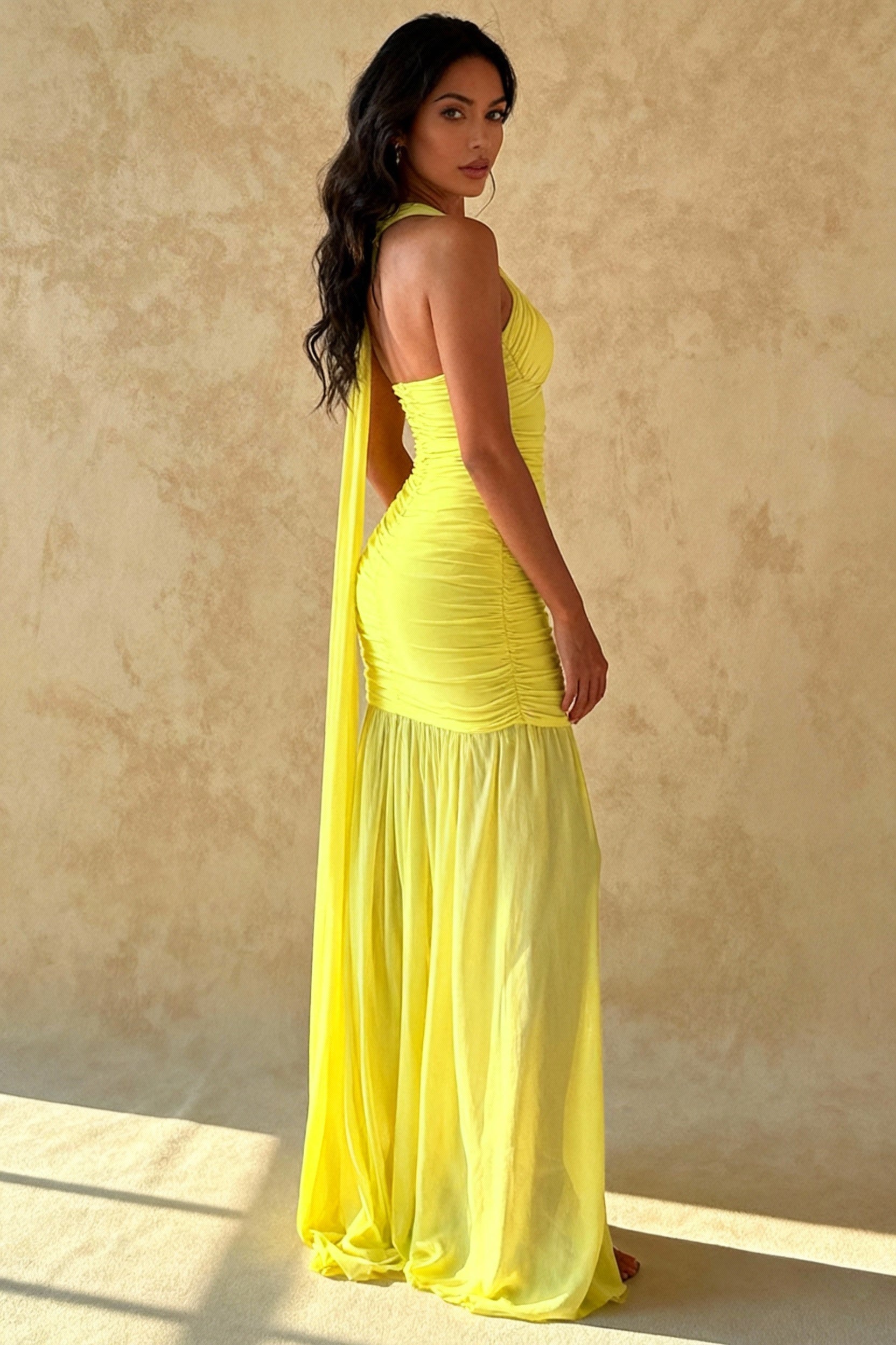 Canaria Maxi Dress Yellow