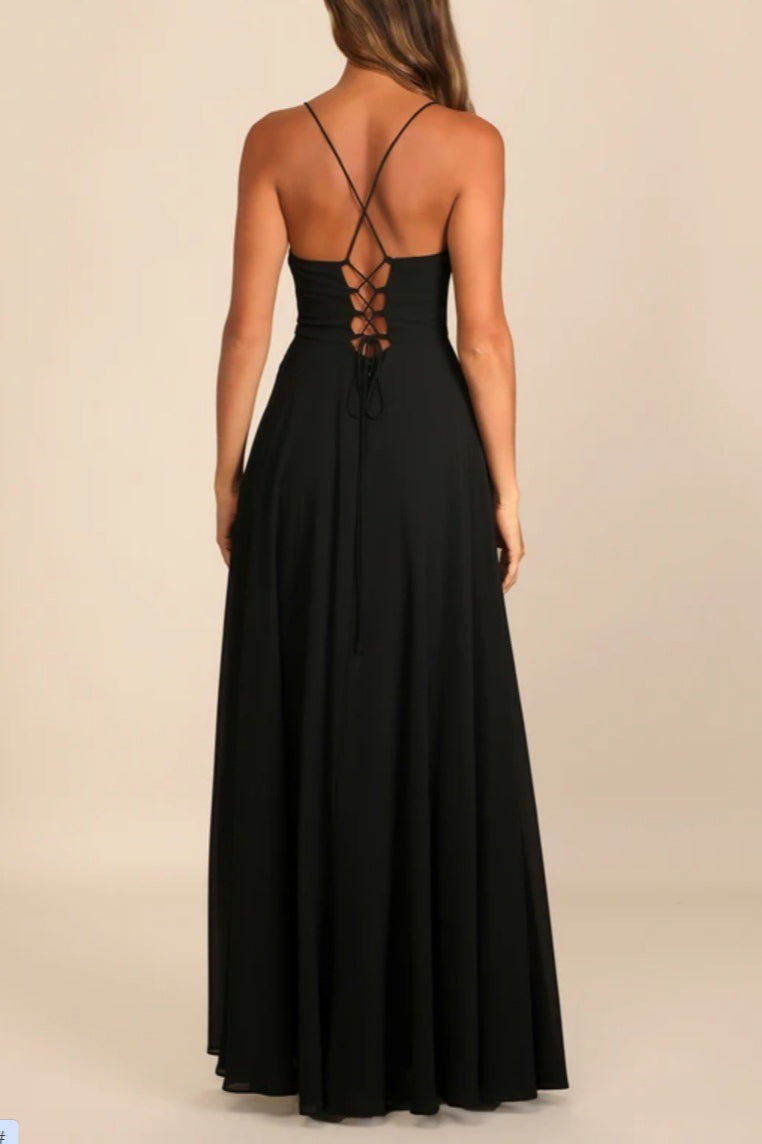 Halter Backless Maxi Dress 12