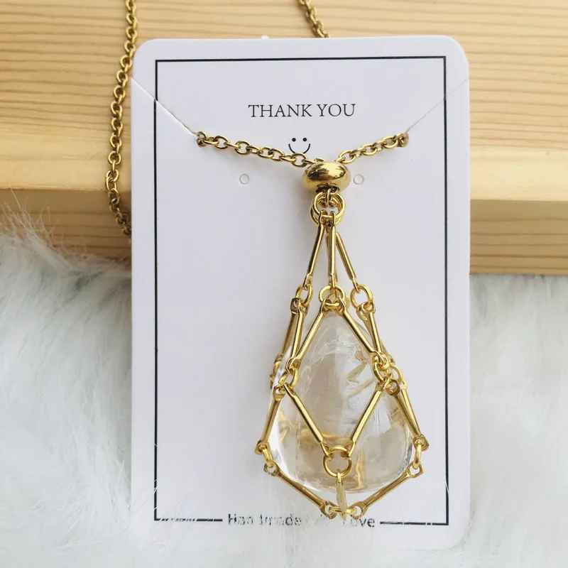 Crystal Gemstone Necklace
