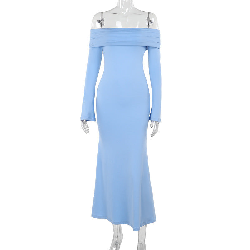 Vision Bodycon Dress Blue