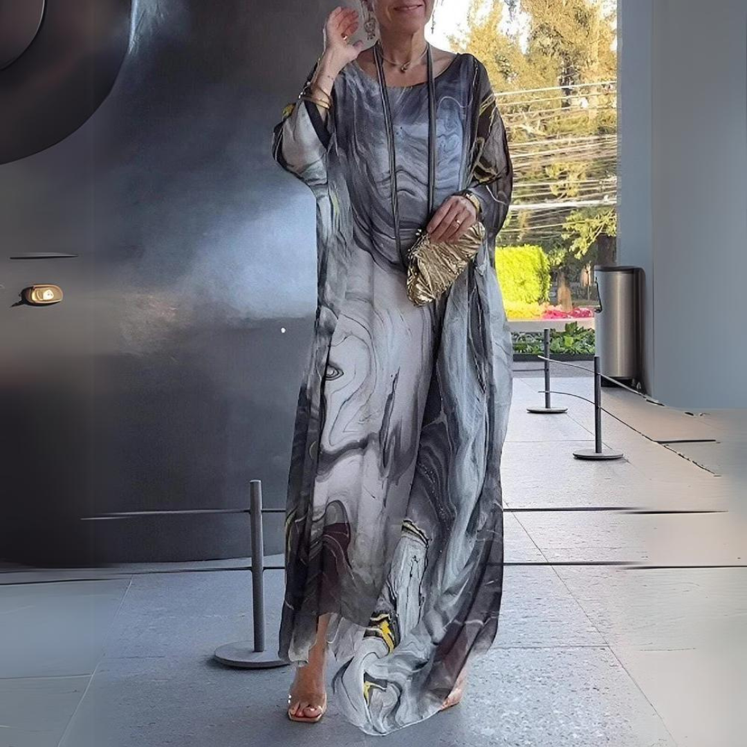 Agustina Exclusive Silk Chiffon Dress Chic Silhouette Collection