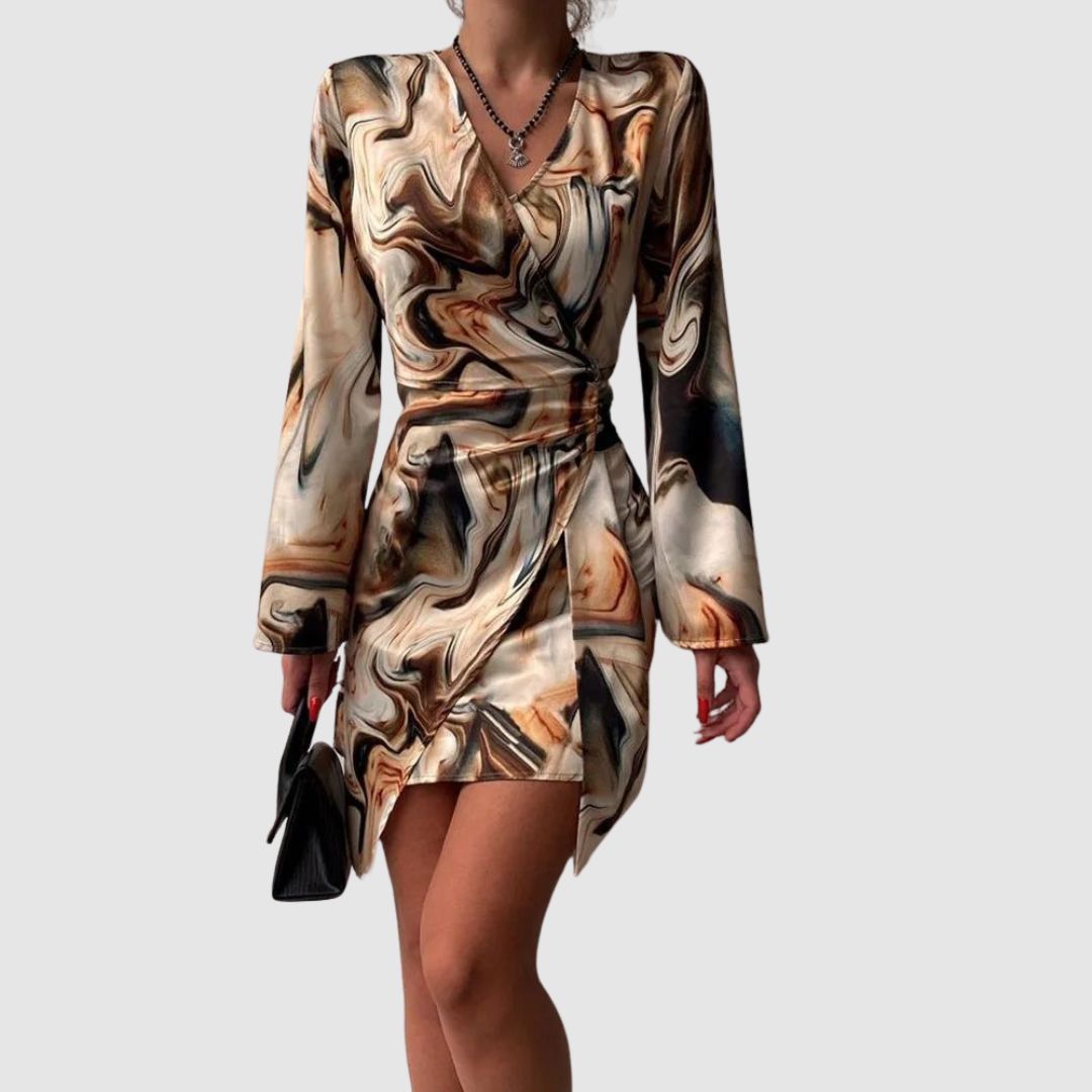 Pilar Womens Wrap Dress Dress with Tailored Everyday Styling