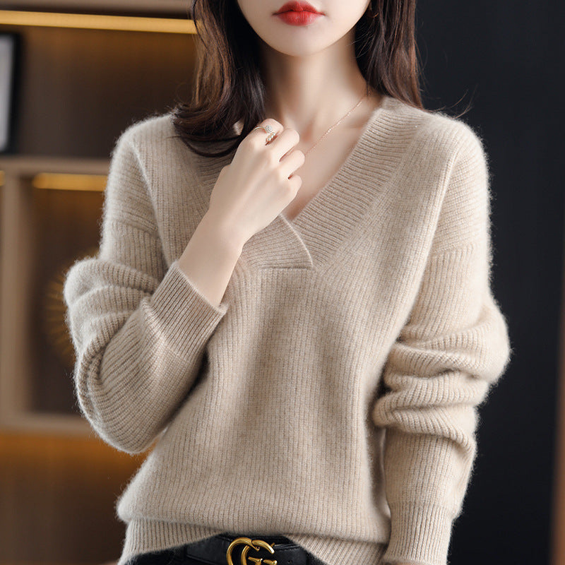 V-neck Cashmere Sweater