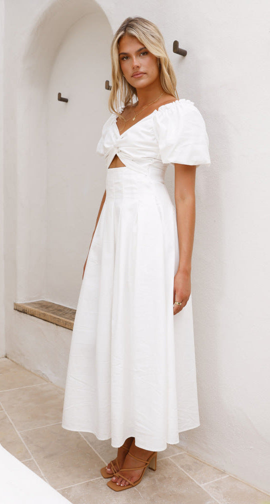 Algar Dress White