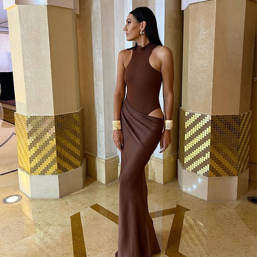 Coco Maxi Dress Brown