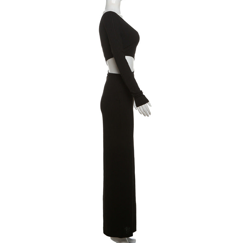 Midnight sky dress Black