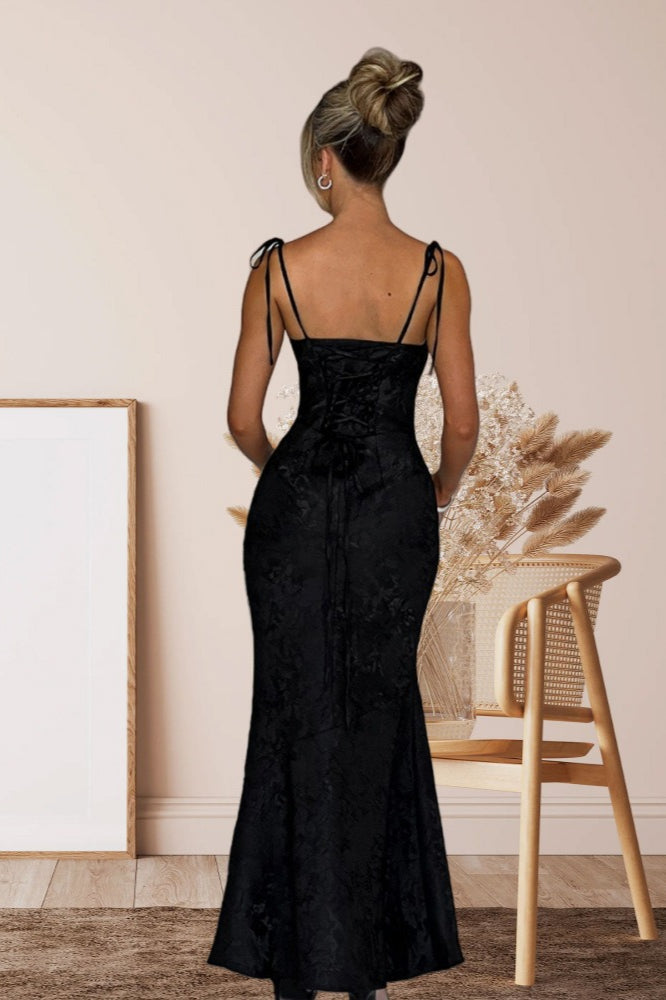 Sash Backless Mermaid Dress 15