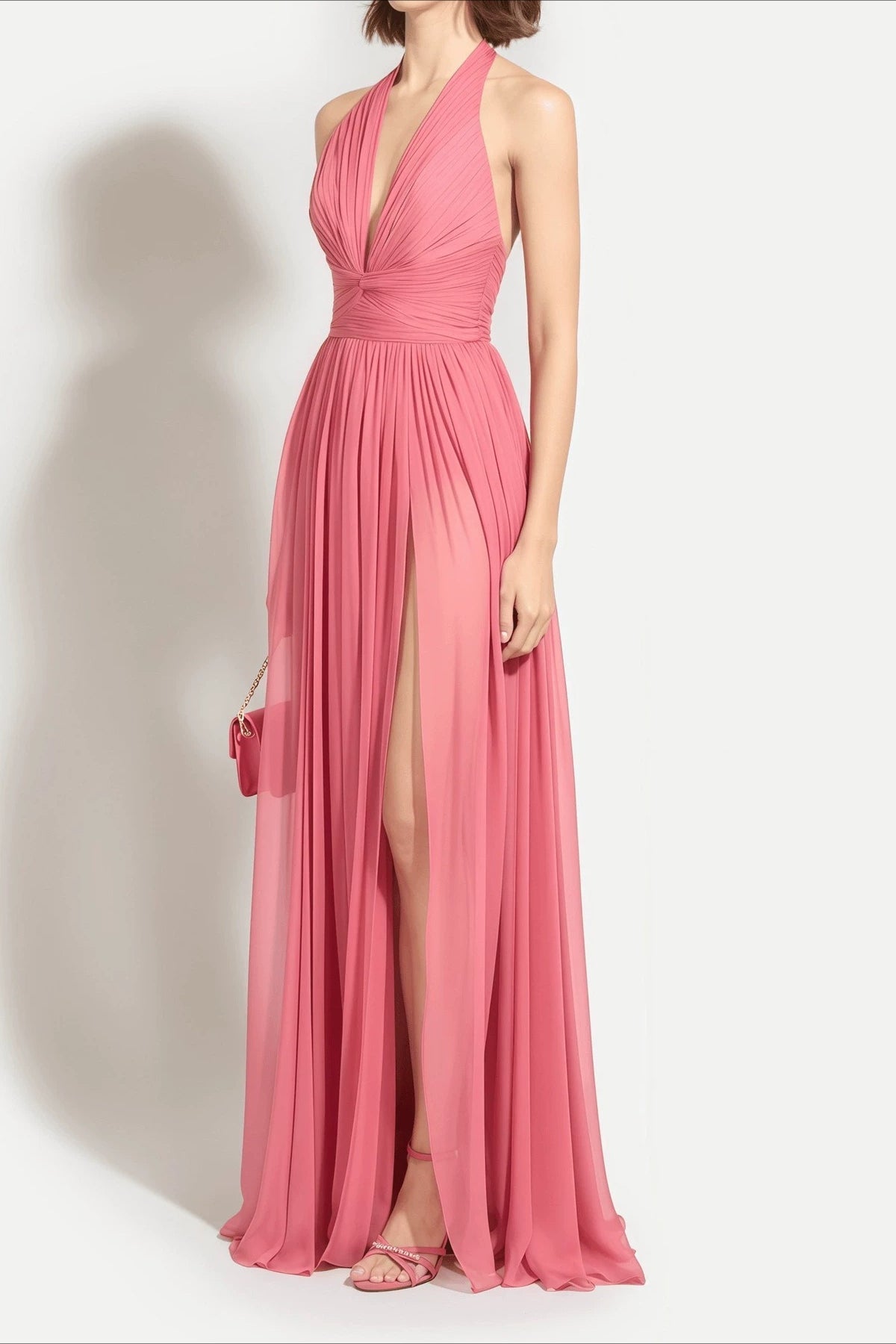 Chic Deep V Fitted Elegant Sexy Party Dress